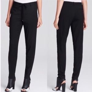 Vince Crepe Easy Fit Drawstring Sleek Trousers S